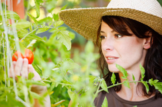 Woman Gardening